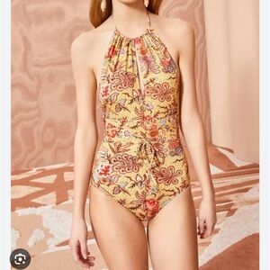 ULLA JOHNSON 
Annika Maillot Swimsuit Size M